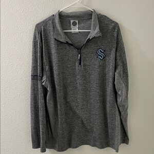 Seattle Kraken Men’s  size Large 1/4 zip